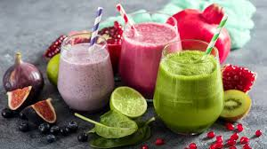 Billede af forskellige smoothies